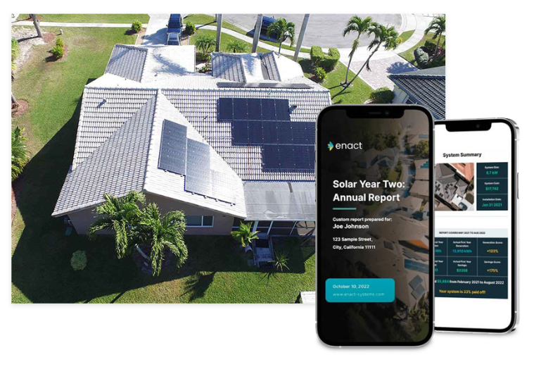 Enact Solar Monitoring App