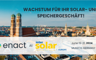 Treffen Sie Enact auf der Intersolar Europe 2024 in München!