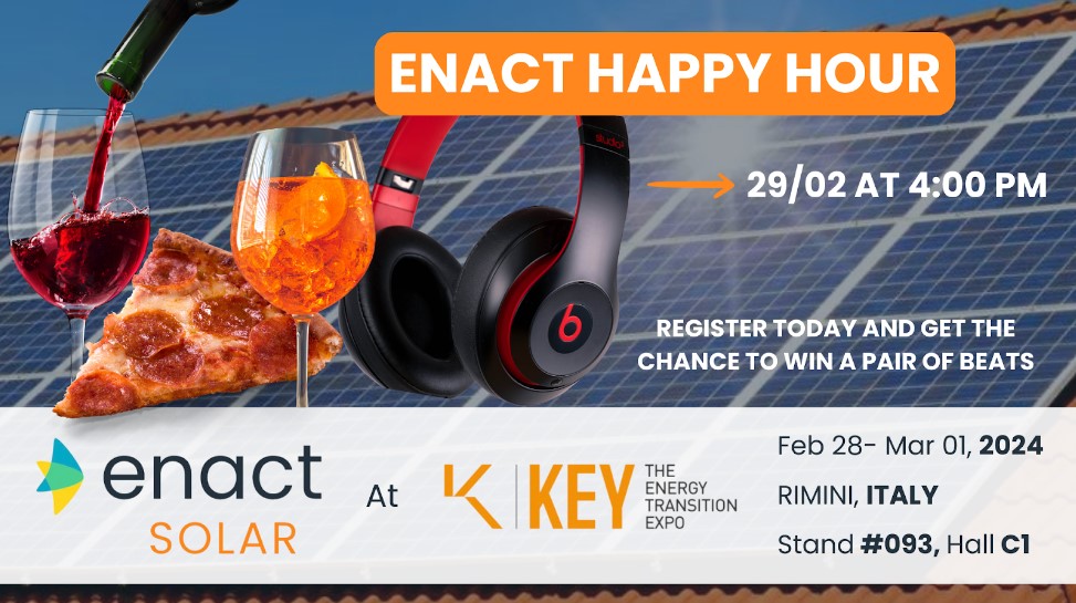 Grab a drink with the Enact at our happy hour