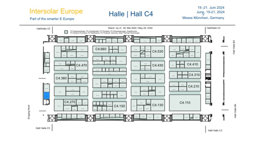 Enact Solar will exhibit at Intersolar Europe 2024 in Hall C4, Stand 190