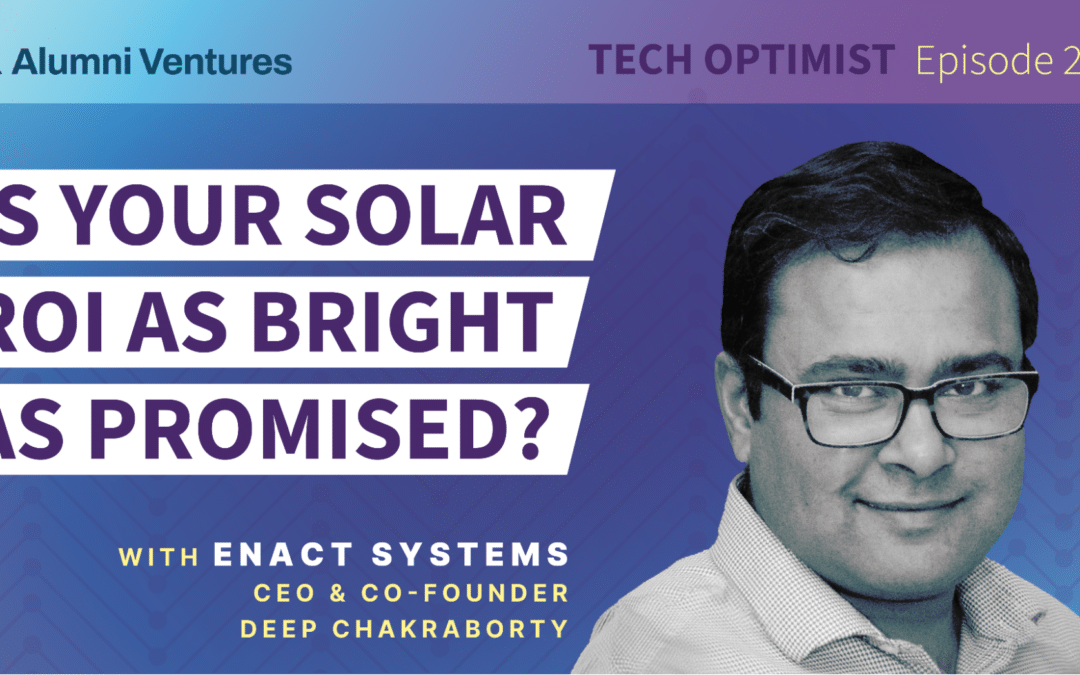Alumni Ventures Invests in Enact Systems to Accelerate Solar Adoption