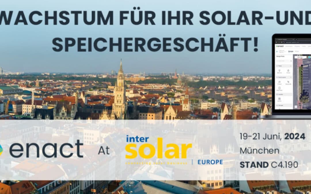 Enact Solar tritt der Deutschen Gesellschaft für Solarenergie (DGS e.V.) bei: Ein neues Kapitel in Enacts Deutschland-Solarreise