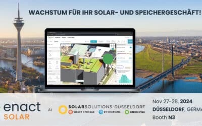 Enact auf der Solar Solutions in Düsseldorf zusammen mit Renusol