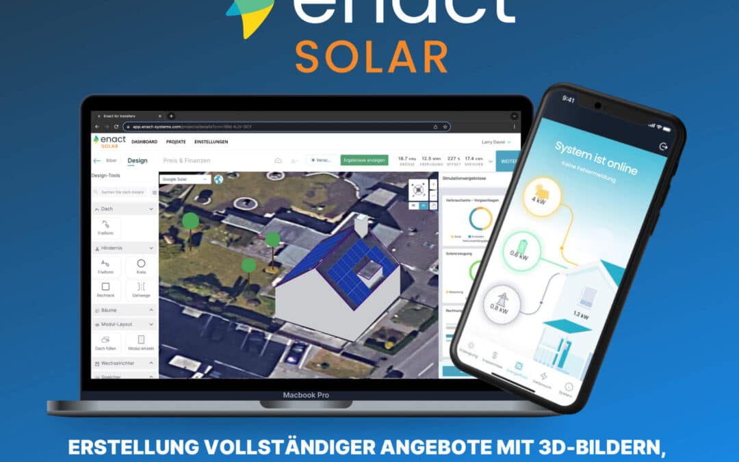 Erstellung Vollständiger Angebote Mit 3D-Bildern, Energieanalyse, Einsparungen Und Cashflow