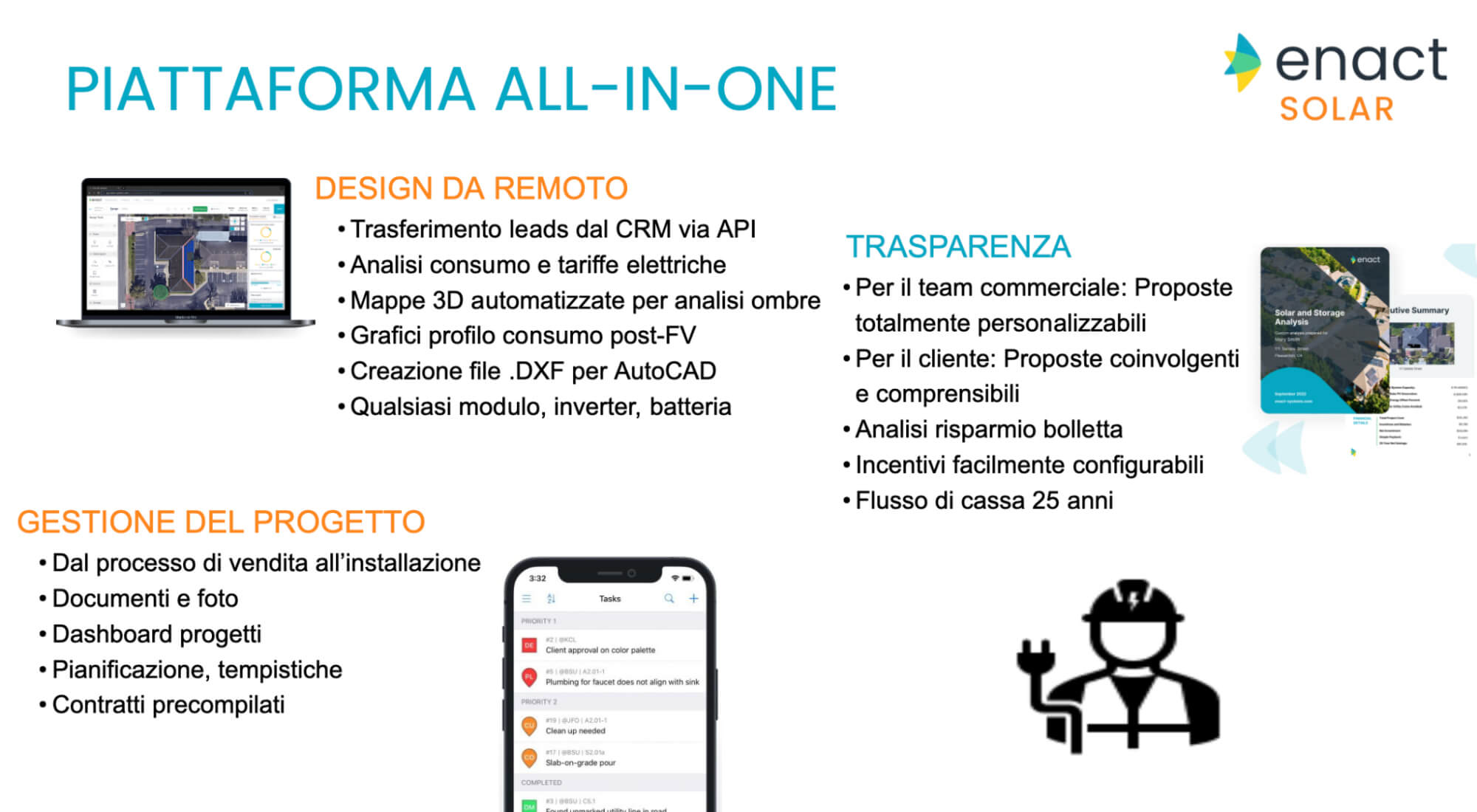 Enact: Una Piattaforma Software “All-in-One”