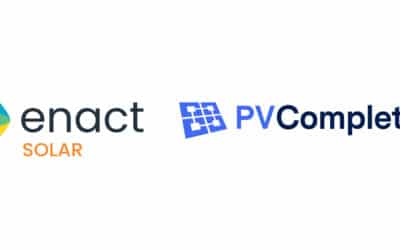 Enact Solar und PVComplete schließen sich zusammen und schaffen vollständig integrierte KI-Software für Solarprojekte
